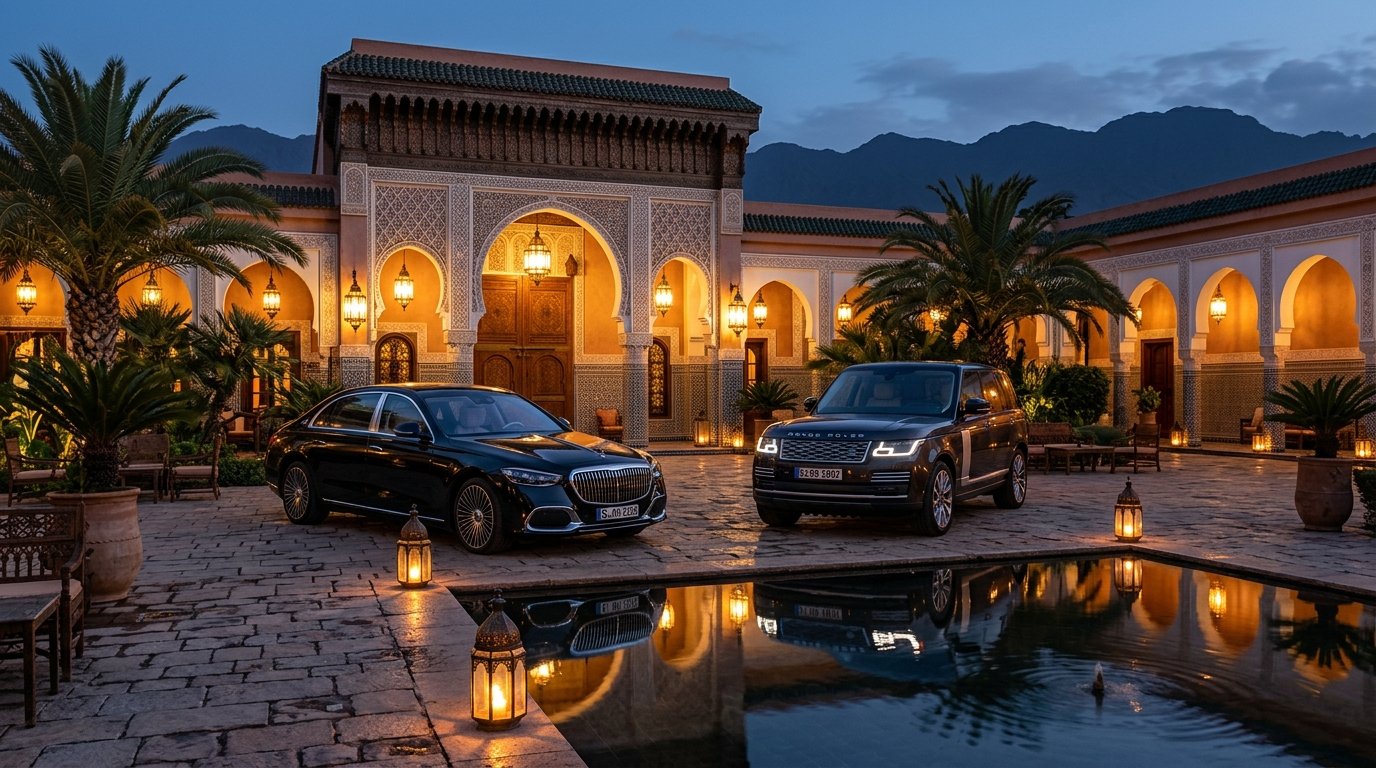 Luxury Cars at Royal Moroccan Palace